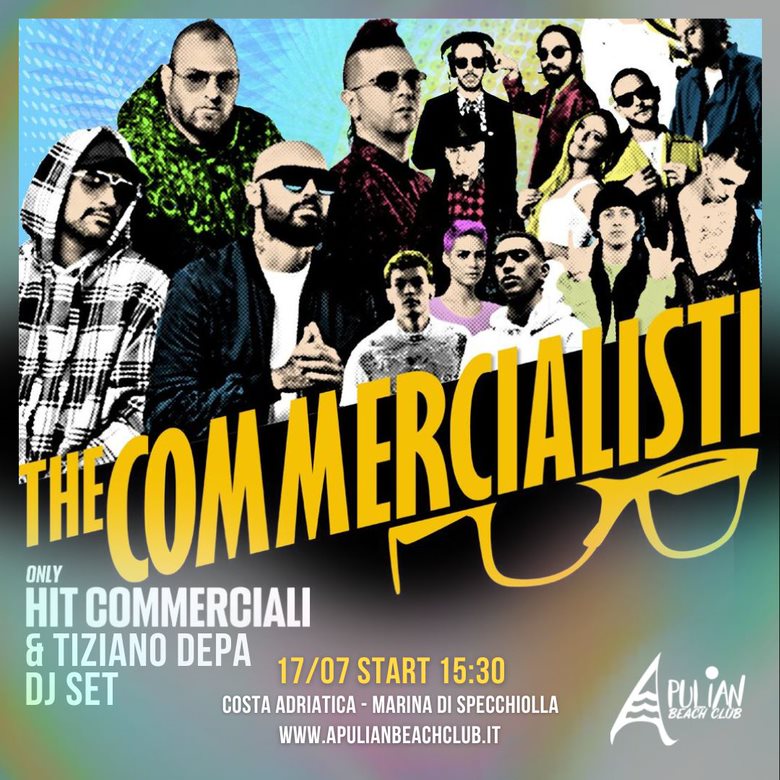 17/07/23 – The Commercialisti Live Music + DJ Set
