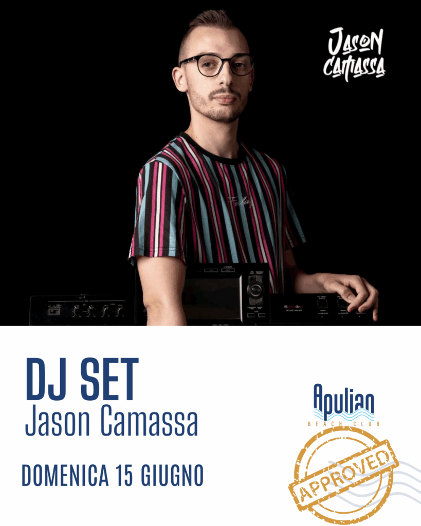 15/06 – Dj Set con Jason Camassa